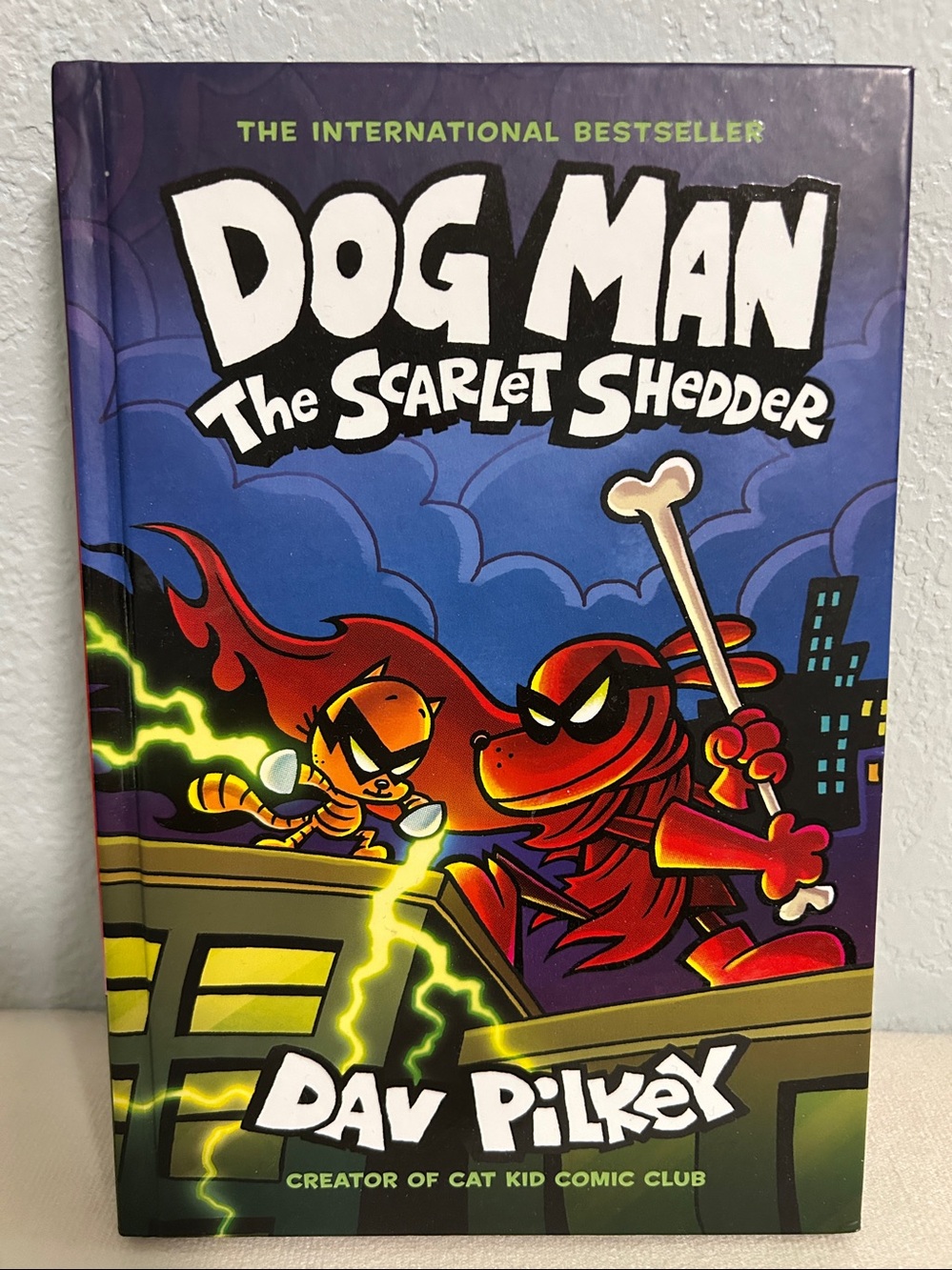 Dog Man: The Scarlet Shedder. A Graphic Novel. Hard Cover Book From Scholastic
